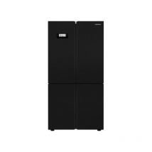 Grundig gqn21235gbn frigorifero side by side 572 litri classe f no frost h182 nero