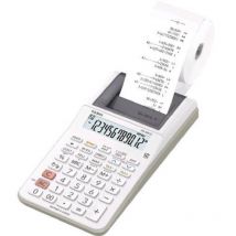 Casio hr-8rce calcolatrice scrivente display 12 cifre colore bianco