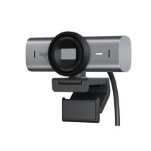 Logitech mx brio 705 webcam for business 4k con correzione automatica della luminosita` ultra hd inquadratura automatica show mode usb-c compatibile con microsoft teams zoom google meet grafite