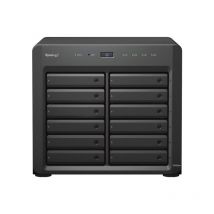 Synology diskstation ds3622xs+ nas chassis tower xeon d-1531 2.2ghz ram 16gb-12 bay hdd/ssd 2.5/3.5 black