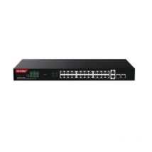 Ip-com g1128p-24-410w switch non gestito 26 porte gigabit base-t + 2 porte base-x sfp cloud managed poe 370w montabile a rack