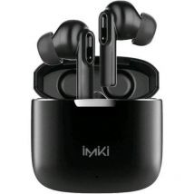 Imiki buds pro mt2 cuffie in-ear true wireless auricolari bluetooth senza fili con microfono integrato impermeabili ipx4 fino a 14 ore di autonomia custodia di ricarica in metallo nero