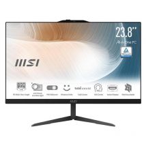 Msi modern am242 12m-647it all in one 23.8 i5-1235u ram 8gb-ssd 512gb nvme-iris xe graphics-wi-fi-win 11 prof edu