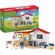 Schleich clinica veterinaria con animali domestici