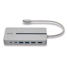 Lindy mini docking station usb-c per laptop/macbook - 2 x hdmi 4k, pd 3.0 100w, usb 3.2 gen 1, gigabit ethernet, audio