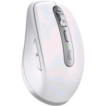 Logitech mx anywhere 3s for business mouse senza fili bluetooth clic silenzioso sicurezza logi bolt 8.000 dpi scorrimento magspeed-pale