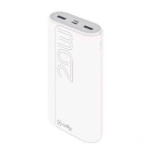 Celly power bank pd20w 20.000 mah pro power 2xusb-a 1xusb-c 1xmicrousb white