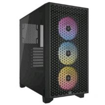 Corsair 3000d rgb airflow case midi tower 4 ventole corsair ar120 rgb pre-installate nero