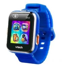 V-tech kidizoom dx2 smartwatch per bambini doppia fotocamera schermo touch a colori con sensore movimento blu