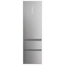 Haier htw5620dnmg frigorifero combinato 3d 60 serie 5 libera installazione 414 litri 3 porte no frost luce led classe d silver