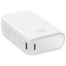 Sbs nanotube power bank 10000mah bianco