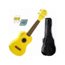 Eko ukulele soprano in laminato giallo con borsa