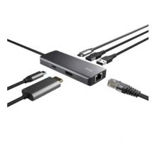 Trust dalyx adattatore multiporta usb c 6-in-1 argento