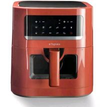 Tognana porcellane iridea friggitrice ad aria 7 lt 1.800 w 9 programmi con contenitore e griglia antiaderente e display digitale, rosso mela