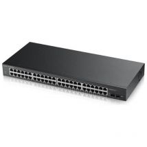 Zyxel switch 48p giga + 2p sfp gigabit, ipv6,vlan, rack 19`