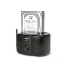 Hamlet hxddwifi docking station per hdd sata 2.5/3.5 max 4tb connessioni usb 3.0 + wireless colore nero
