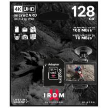 Goodram microsd 128gb card uhs i u3 + adapter - retail bliste