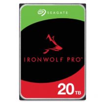 Hd seagate sata3 iron wolf pro 20tb 3.5 7200 rpm 256mb cache 24x7 - nas hdd - st20000nt001 - gar. 3 anni