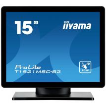 Iiyama prolite t1521msc-b2 monitor pc 38,1 cm (15) 1024 x 768 pixel xga led touch screen da tavolo nero