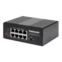 Intellinet 561624 switch di rete gigabit ethernet (10/100/1000) supporto power over ethernet (poe) nero