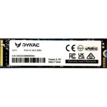 Dynac g310 ssd 512gb m.2 2280 nvme express 3.0 3d tlc nand lettura 2400 mb/s scrittura 1600 mb/s