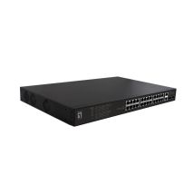 Levelone fgp-2831 switch di rete non gestito fast ethernet (10/100) supporto power over ethernet (poe) 1u nero