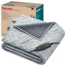 Beurer termocoperta hd 75 nordic grey green planet termocoperta in poliestere 180x130cm 6 livelli lavabile