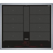 Siemens iq700 nero, acciaio inossidabile da incasso piano cottura a induzione 4 fornello(i)