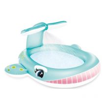 Intex piscina balena con spruzzo 201x196x91cm multicolre 57440