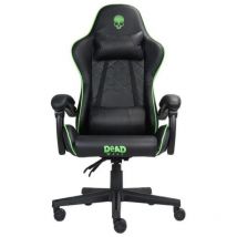 Dead wave skull sedia gaming nero e verde