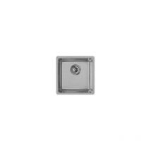 Elleci space 400 r15 lic400sapun08 - lavello sottotop 1 vasca, acciaio inox satinato, 44x44 cm, sottotop, inox satinato