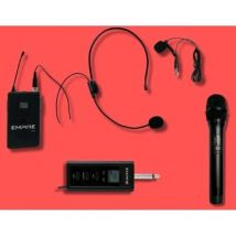 Empire ty.jni150 kit radiomicrofono ice + radiomicrofono neck/lavalier + ricevitore 2 canali