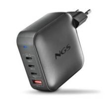 Ngs bud caricabatterie da rete 165 w 3 x usb-c 1 x usb-a per smartphone notebook tablet nero