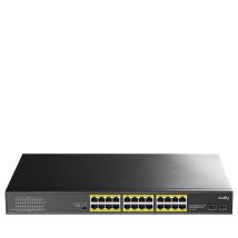 Cudy gs1028ps2 switch di rete 24 porte gigabit poe+ 2 sfp 300w rack montabile