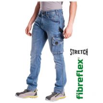 Vigor-blinky pantaloni rica lewis jeans job1 tasconato denim chiaro taglia 46