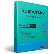 Kaspersky antivirus slimbox standard - protezione 5 dispositivi - sicurezza informatica