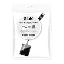 Club3d adattatore usb type-c 3.1 gen 1 to hdmi 2.0 4k 60hz hdr active black