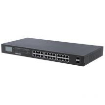 Intellinet 561242 switch di rete non gestito gigabit ethernet (10/100/1000) supporto power over ethernet (poe) 1u nero