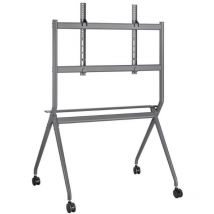 Napofix staffa pavimento per tv fino a 86 npf10298 load 120kg con ruote