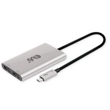 Club3d adattatore thunderbolt 3 a dual displayport 4k60hz
