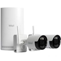 Isiwi kit wireless connect air2 isw-k2n8bfbta4mp-2 gen1 nvr 8 canali + 2 telecamere a batteria da 8
