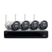 Isiwi kit wireless connect s4 isw-k1n8bf2mp-4 gen1 nvr 8 canali + 4 telecamere ip 1080p 2mpx wireles