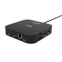 I-tec docking station usb-c dual hdmi con power delivery 100 w piu caricatore 100w