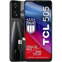 Tcl 505 dual sim 6.75 octa core 256gb ram 6gb 4g lte italia space grey + cavo usb-c