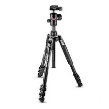 Manfrotto mkbfrla4bk-bh treppiede 3 gamba/gambe nero, argento