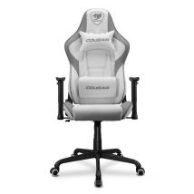 Cougar armor elite white gaming chair bianca