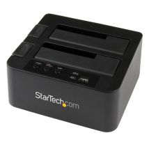 Startech.com docking station per hard disk a 2 slot - duplicatore standalone usb 3.0 (5 gbps)/esata per ssd/hdd sata iii