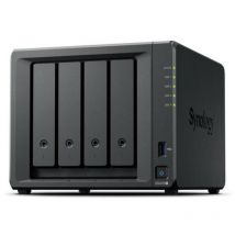 Synology nas tower 4x sata, 2x nvme, max 40 cam, celeron j4125, 2gb ram, 2.5gbe, usb 3.2, compatibilit solo con i dischi synology