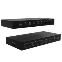 I-tec docking station usb-c kvm per 3 hosts, dual display, power delivery 1x 92w/2x 65w