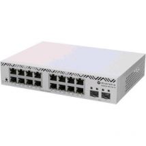 Mikrotik css318-16g-2s+in cloud smart switch 16 porte gigabit ethernet (10/100/1000 + 2p uplink sfp+ montabile a rack